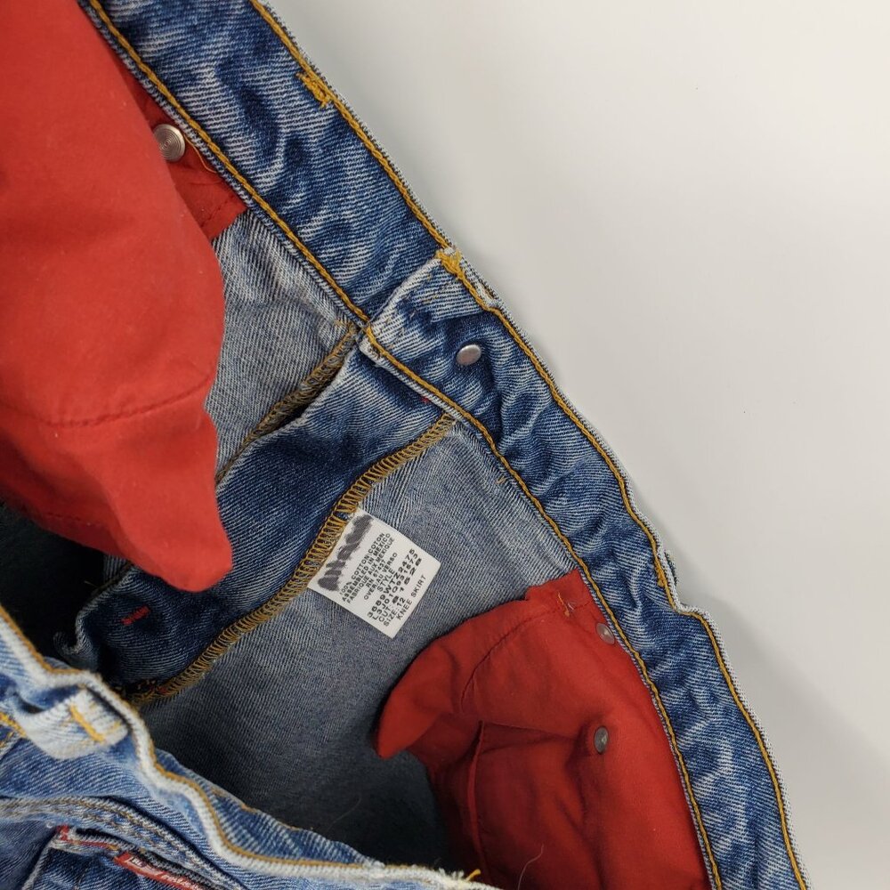 Vintage Polo Jeans Company Ralph Lauren Women's Denim Jean Knee Skirt Size 12 - Picture 3 of 11